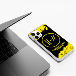 Чехол iPhone 11 Pro матовый TWENTY ONE PILOTS 21 PILOTS, цвет: 3D-белый — фото 2