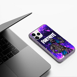 Чехол iPhone 11 Pro матовый FORTNITE x RAVEN, цвет: 3D-серый — фото 2