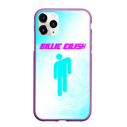 Чехол iPhone 11 Pro матовый BILLIE EILISH БИЛЛИ АЙЛИШ, цвет: 3D-фиолетовый