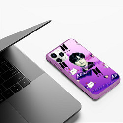 Чехол iPhone 11 Pro матовый I purple you, цвет: 3D-фиолетовый — фото 2