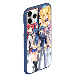 Чехол iPhone 11 Pro матовый Date A Live, цвет: 3D-тёмно-синий — фото 2