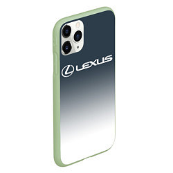 Чехол iPhone 11 Pro матовый LEXUS ЛЕКСУС, цвет: 3D-салатовый — фото 2