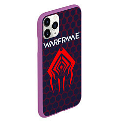 Чехол iPhone 11 Pro матовый WARFRAME ВАРФРЕЙМ, цвет: 3D-фиолетовый — фото 2