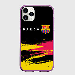Чехол iPhone 11 Pro матовый BARCELONA БАРСЕЛОНА, цвет: 3D-фиолетовый