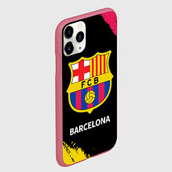 Чехол iPhone 11 Pro матовый BARCELONA БАРСЕЛОНА, цвет: 3D-малиновый — фото 2