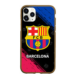 Чехол iPhone 11 Pro матовый BARCELONA БАРСЕЛОНА, цвет: 3D-коричневый