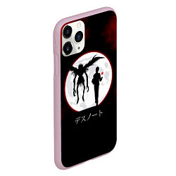 Чехол iPhone 11 Pro матовый Death Note, цвет: 3D-розовый — фото 2