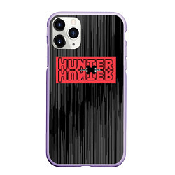 Чехол iPhone 11 Pro матовый Hunter x Hunter, цвет: 3D-светло-сиреневый