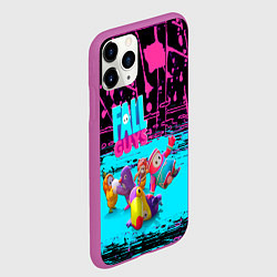 Чехол iPhone 11 Pro матовый Fall Guys, цвет: 3D-фиолетовый — фото 2