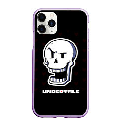 Чехол iPhone 11 Pro матовый UNDERTALE, цвет: 3D-сиреневый