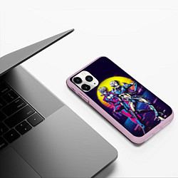 Чехол iPhone 11 Pro матовый JoJo’s Bizarre Adventure, цвет: 3D-розовый — фото 2