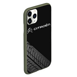 Чехол iPhone 11 Pro матовый CITROEN, цвет: 3D-темно-зеленый — фото 2