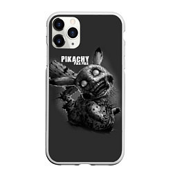 Чехол iPhone 11 Pro матовый Pikachu Pika Pika, цвет: 3D-белый