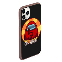 Чехол iPhone 11 Pro матовый Among Us, цвет: 3D-коричневый — фото 2