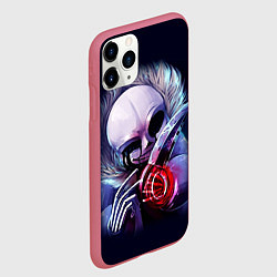 Чехол iPhone 11 Pro матовый UNDERTALE SANS, цвет: 3D-малиновый — фото 2