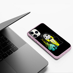 Чехол iPhone 11 Pro матовый UNDERTALE, цвет: 3D-розовый — фото 2