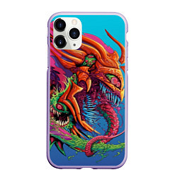 Чехол iPhone 11 Pro матовый HyperBeast, цвет: 3D-светло-сиреневый