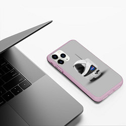 Чехол iPhone 11 Pro матовый Among Us SpaceX, цвет: 3D-розовый — фото 2