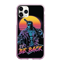 Чехол iPhone 11 Pro матовый I WILL BE BACK TERMINATOR, цвет: 3D-розовый