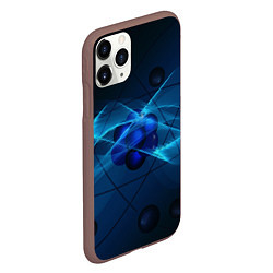 Чехол iPhone 11 Pro матовый Атом, цвет: 3D-коричневый — фото 2