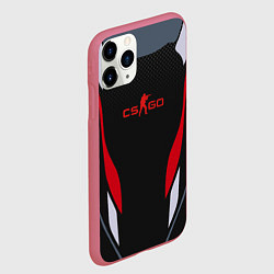 Чехол iPhone 11 Pro матовый CS GO, цвет: 3D-малиновый — фото 2