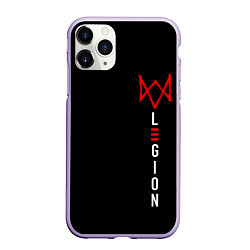 Чехол iPhone 11 Pro матовый Watch Dogs: Legion, цвет: 3D-светло-сиреневый