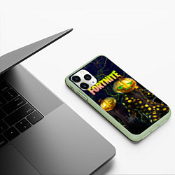 Чехол iPhone 11 Pro матовый Fortnite Jack Gourdon, цвет: 3D-салатовый — фото 2