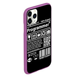 Чехол iPhone 11 Pro матовый Programmer, цвет: 3D-фиолетовый — фото 2