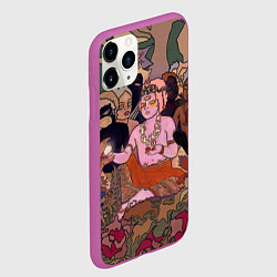 Чехол iPhone 11 Pro матовый BRING ME THE HORIZON ART, цвет: 3D-фиолетовый — фото 2
