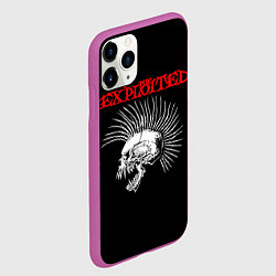 Чехол iPhone 11 Pro матовый The Exploited, цвет: 3D-фиолетовый — фото 2