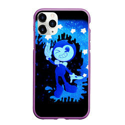 Чехол iPhone 11 Pro матовый Bendy And The Ink Machine, цвет: 3D-фиолетовый