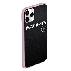 Чехол iPhone 11 Pro матовый MERCEDES, цвет: 3D-розовый — фото 2