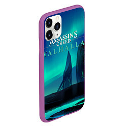 Чехол iPhone 11 Pro матовый ASSASSINS CREED VALHALLA, цвет: 3D-фиолетовый — фото 2