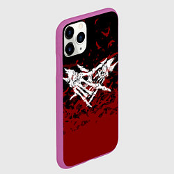 Чехол iPhone 11 Pro матовый Velial Squad, цвет: 3D-фиолетовый — фото 2