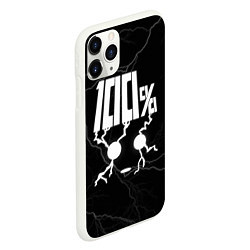 Чехол iPhone 11 Pro матовый Mob psycho 100 Z, цвет: 3D-белый — фото 2