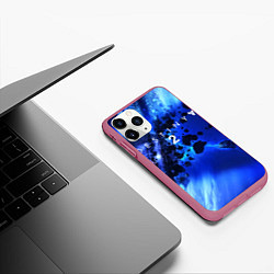Чехол iPhone 11 Pro матовый DESTINY 2, цвет: 3D-малиновый — фото 2