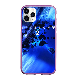 Чехол iPhone 11 Pro матовый DESTINY 2, цвет: 3D-фиолетовый