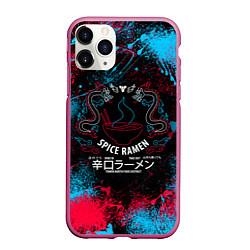 Чехол iPhone 11 Pro матовый SPICE RAMEN DESTINY 2, цвет: 3D-малиновый