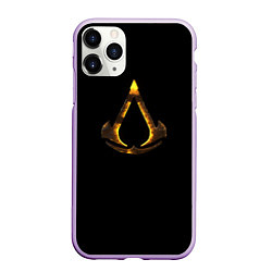 Чехол iPhone 11 Pro матовый ASSASSINS CREED VALHALLA, цвет: 3D-сиреневый