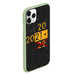 Чехол iPhone 11 Pro матовый 2022 не БУДЕТ, цвет: 3D-салатовый — фото 2