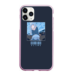 Чехол iPhone 11 Pro матовый Slime, цвет: 3D-розовый
