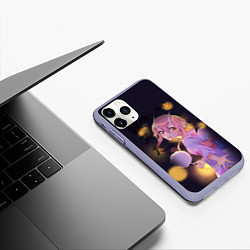 Чехол iPhone 11 Pro матовый Shuna, цвет: 3D-светло-сиреневый — фото 2