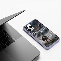 Чехол iPhone 11 Pro матовый Demons Souls, цвет: 3D-светло-сиреневый — фото 2