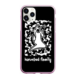 Чехол iPhone 11 Pro матовый Haunted Family Kizaru, цвет: 3D-розовый