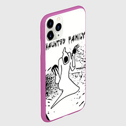 Чехол iPhone 11 Pro матовый KIZARU: HAUNTED FAMILY, цвет: 3D-фиолетовый — фото 2