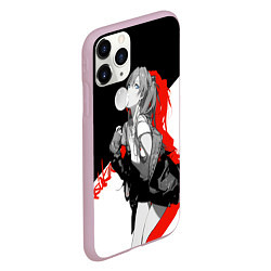Чехол iPhone 11 Pro матовый Asuka Langley Evangelion, цвет: 3D-розовый — фото 2