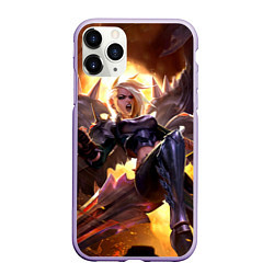 Чехол iPhone 11 Pro матовый Kayle Кейл, цвет: 3D-светло-сиреневый