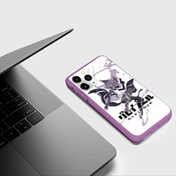 Чехол iPhone 11 Pro матовый Глейпнир, цвет: 3D-фиолетовый — фото 2