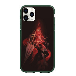 Чехол iPhone 11 Pro матовый Lord Grim, цвет: 3D-темно-зеленый