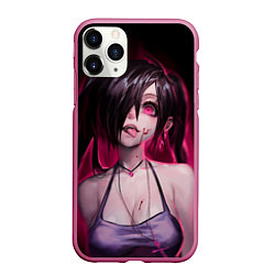 Чехол iPhone 11 Pro матовый Play with me, цвет: 3D-малиновый